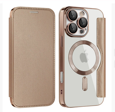 Funda Protectora con Cargador Inalámbrico Transparente y Soporte para Tarjetas - Image 12