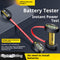Detector de Batería con Pantalla Digital Portátil