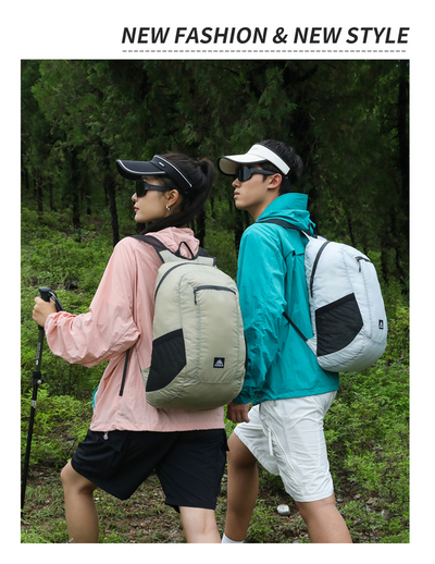 Mochila de Senderismo Ligera AZELA, Blanca para Viajes al Aire Libre con Múltiples Bolsillos y Correas Transpirables - Image 84