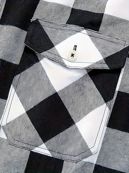 Camisa de Manga Larga con Solapa Elegante para Hombre - Image 22