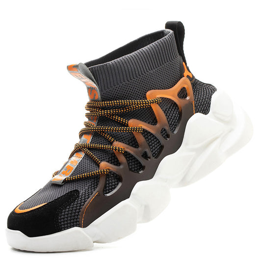 Zapatos de Seguridad Respirable Tejido Volador para Hombre Talla Grande - Image 6