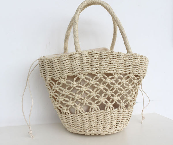 Bolso Tejido de Paja para Mujer - Diseño Inspirado en Tendencias