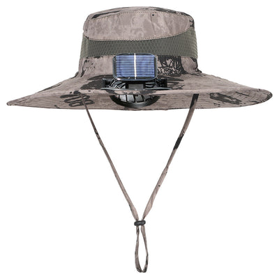 Gorro Ventilador Solar con Ala Ancha Recargable - Image 5