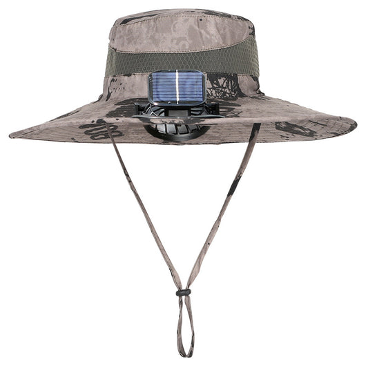 Gorro Ventilador Solar con Ala Ancha Recargable - Image 5