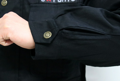 Chaqueta de Trabajo de Algodón con Refuerzos - Manga Larga Profesional - Image 8