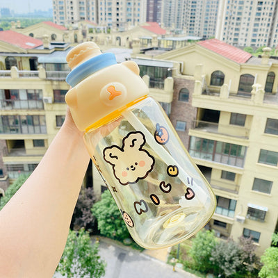 Vaso Térmico Grande con Popotes - Diseño Verano Adorable