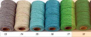 Cuerda de Algodón Tejida 2mm para Artesanías y Amarre - Image 26