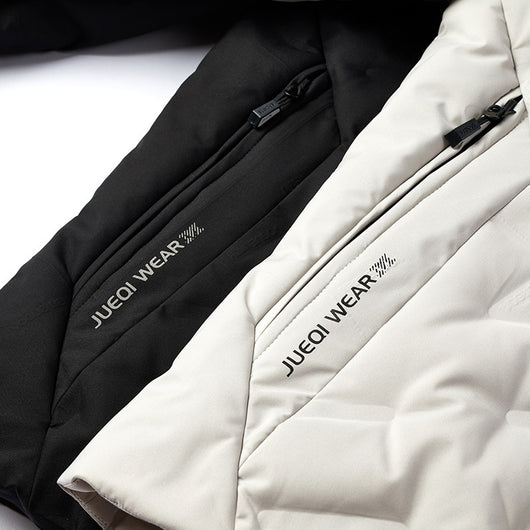 Chaqueta Acolchada con Capucha Estilo Coreano Slim Fit - Image 6