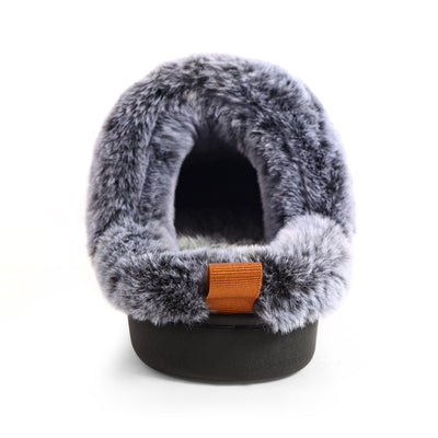 Zapatillas de Casa Otoño Invierno con Diseño Desgastado y Boca de Pelaje para Hombre - Image 4