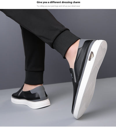 Zapatos Casuales de Cuero para Hombre sin Cordones - Image 19