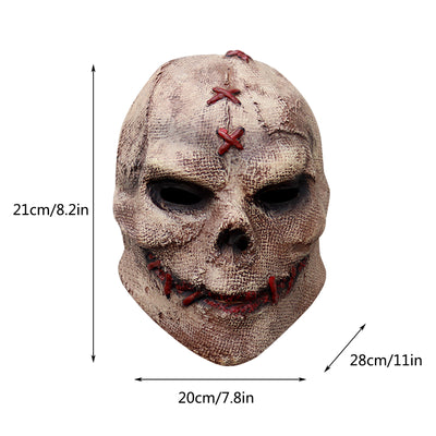 Máscara de Terror Cosplay Halloween con Costuras - Accesorio para Fiestas y Disfraces - Image 12