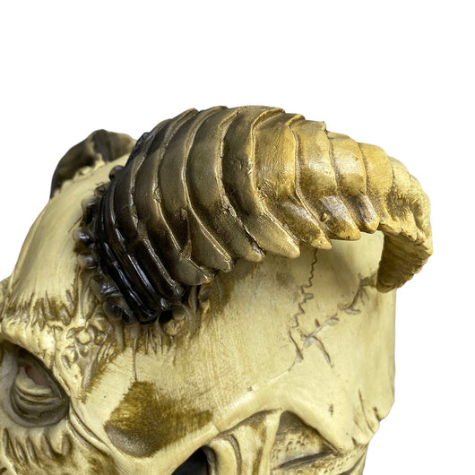 Máscara de Látex Calavera Demonio con Cuernos - Diseño Horror Oscuro - Image 4
