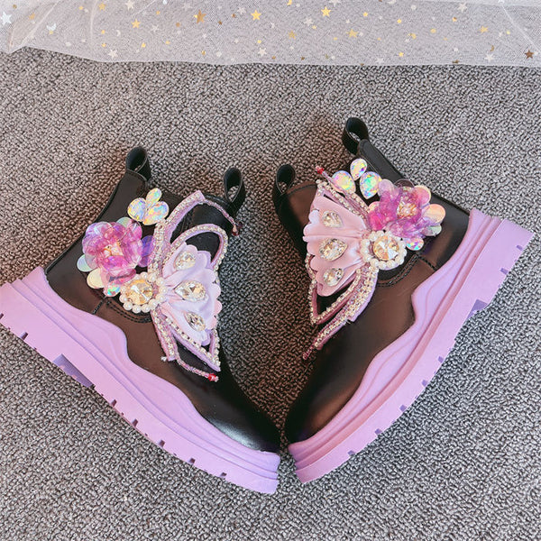 Botas Martin Infantiles con Diamantes de Colores - Image 2
