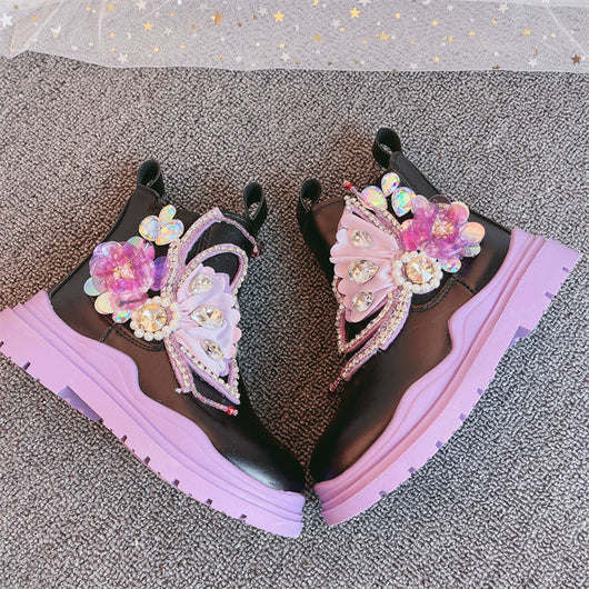 Botas Martin Infantiles con Diamantes de Colores - Image 2