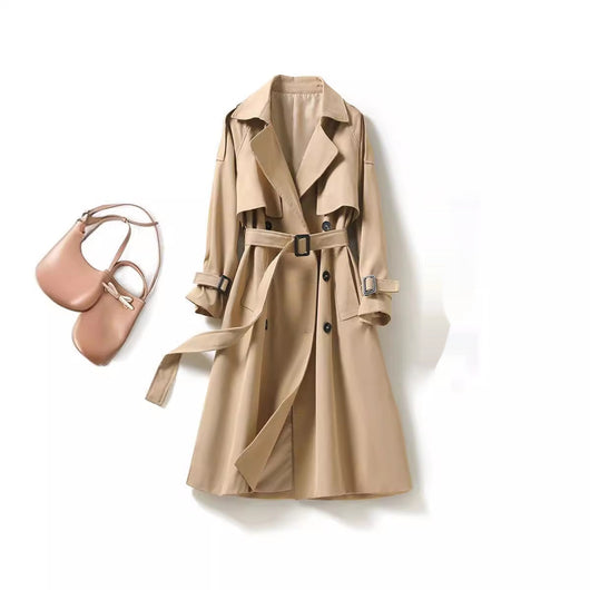 Abrigo Tipo Trench Coat de Largo Medio para Mujer - Image 11