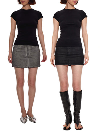 Camiseta Ajustada Cuello Redondo para Mujer - Efecto Reductor - Image 37