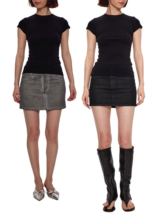 Camiseta Ajustada Cuello Redondo para Mujer - Efecto Reductor - Image 37
