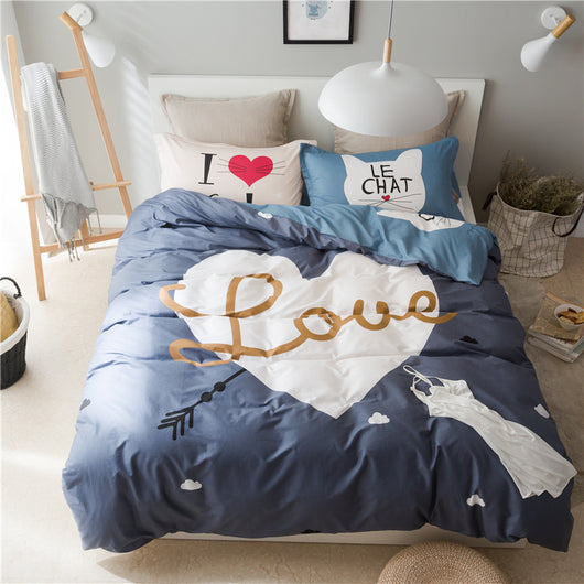 Ropa de Cama Infantil de Algodón con Diseños Animados - Image 57