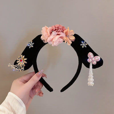 Diadema Princesa Estilo Chino con Borlas Decorativas