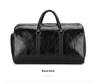 Maleta de Viaje Ejecutiva PU Capacidad Grande - Bolsa Retro para Viajes Cortos - Image 24