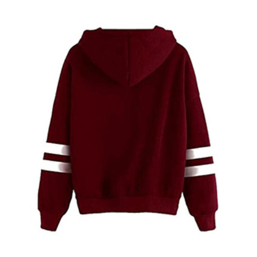 Sudadera con Capucha de Rayas Paralelas - Image 10