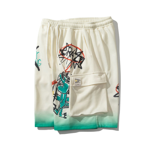 Pantalones Cargo Hombre Estampado Dibujos Animados con Múltiples Bolsillos - Image 3