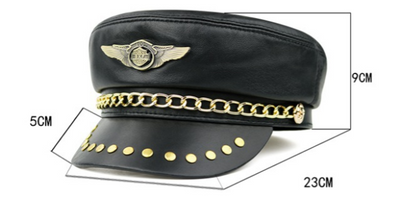 Sombrero de Cuero Unisex con Visera Plana - Estilo Moderno - Image 11
