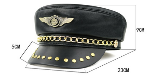 Sombrero de Cuero Unisex con Visera Plana - Estilo Moderno - Image 11