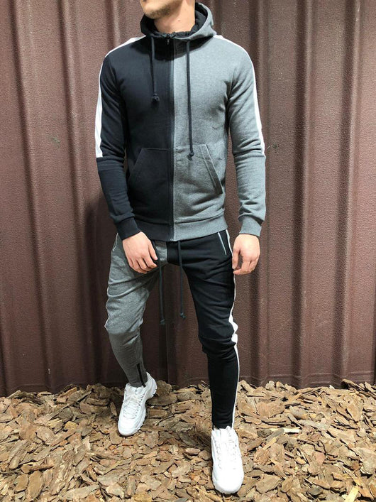 Conjunto Deportivo de Dos Piezas con Capucha y Contraste - Image 29