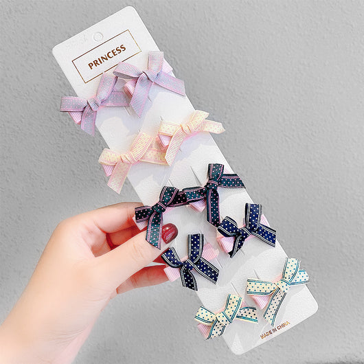 Pasador de Cabello Infantil con Moño - Accesorio Princesa para Flequillos - Image 4