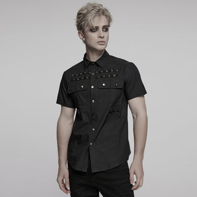 Camisa Punk State Original Streetwear Rock Japonés para Hombre - Image 3