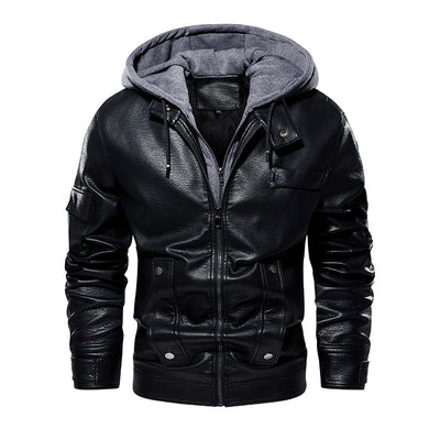 Abrigo de Cuero para Hombre Elegante y Cálido - Image 8