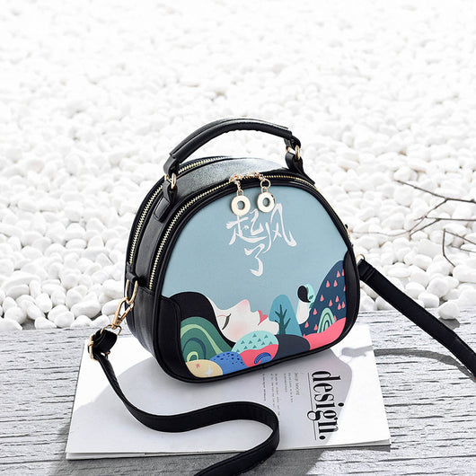 Bolso Bandolera Preppy de Cuero Suave - Estilo Trendy