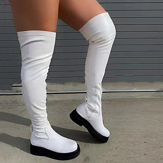 Botas Impermeables para Mujer con Suela Gruesa y Cierre Lateral - Image 15