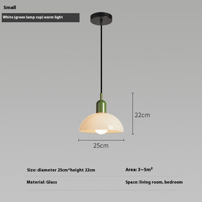 Lámpara Colgante Bauhaus Retro de Cristal para Restaurante - Image 38