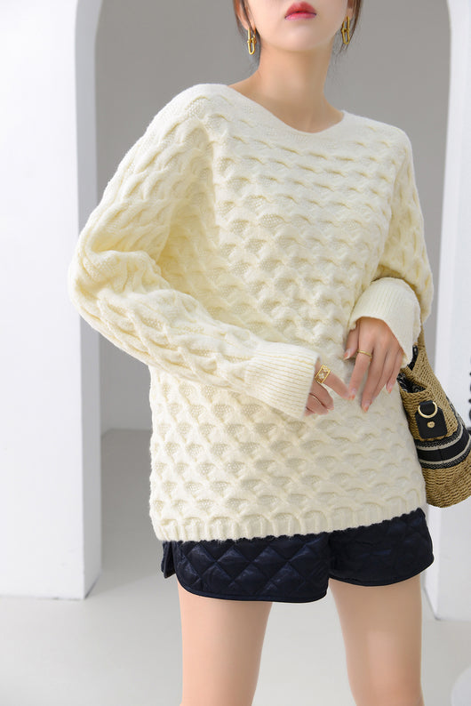Suéter de Punto Trenzado para Mujer - Image 12