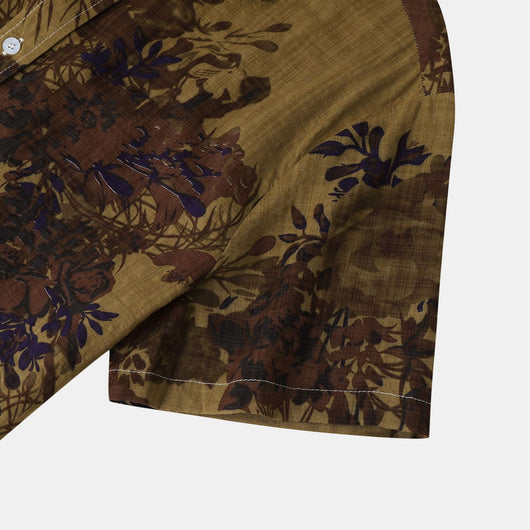 Camisa de Solapa Floral para Hombre - Image 12