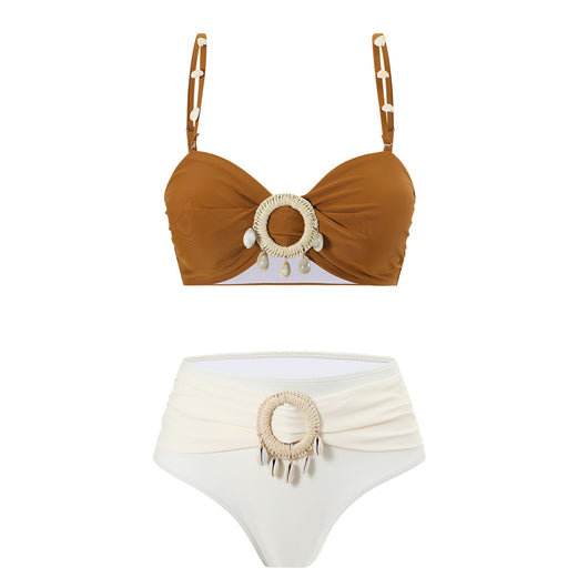 Bikini Dividido con Borlas para Playa y Aguas Termales - Image 6