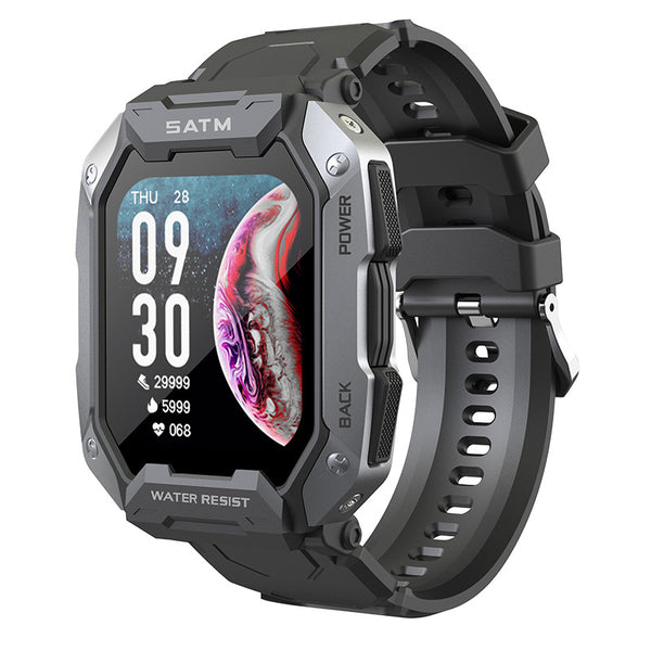 Reloj Inteligente con Banda de Silicona para Hombre - Estilo Casual