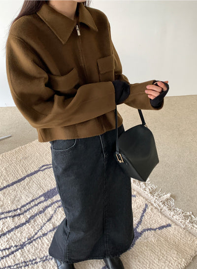 Cardigan Estilo Francés con Solapa Reductora y Bolsillos Dobles - Image 17