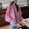 Sudadera Coreana Oversize de Dos Piezas Simuladas - Diseño Ligero Primavera