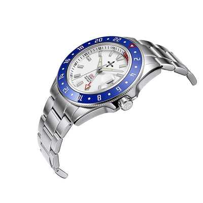 Reloj Hombre Acero Inoxidable Cristal Zafiro Luminoso Resistente al Agua - Image 9