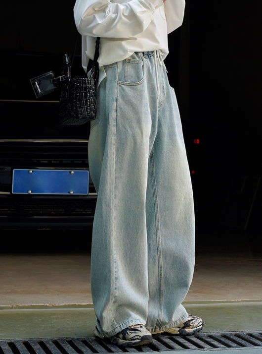 Pantalones Casuales Sueltos Azul Claro para Mujer - Corte Relajado y Cómodo - Image 10