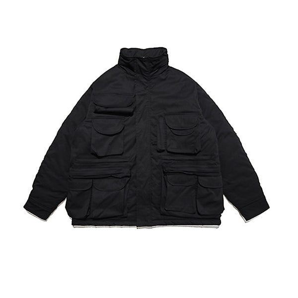 Abrigo Trench Holgado con Capucha para Hombre - Estilo Urbano