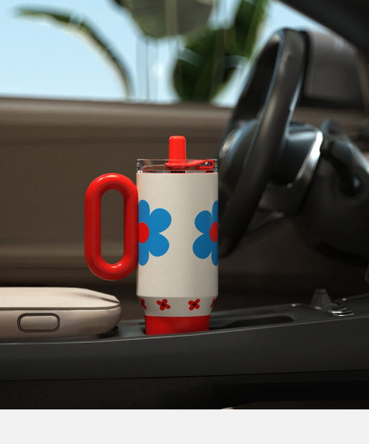 Termo Infantil Grande con Pajita - Vaso Térmico Cerámica para Niñas - Image 13