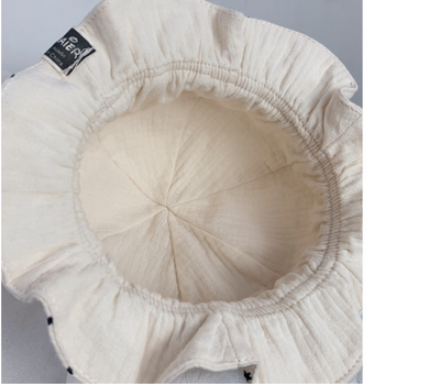 Gorro de Sol Infantil Doble Lunares Estilo Pescador - Image 11