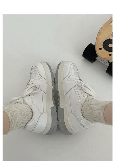 Zapatillas Deportivas Coreanas de Punta Redonda - Estilo Versátil y Elegante - Image 27