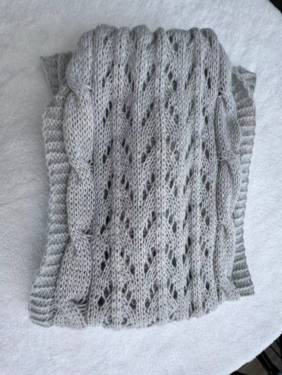 Chal Tejido Cálido Otoño-Invierno con Mangas Caladas para Mujer - Image 20