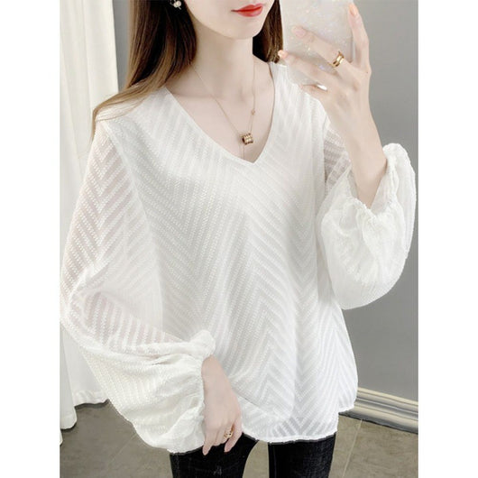 Blusa Chifón Premium Efecto Reductor y Cobertura Abdominal - Image 5