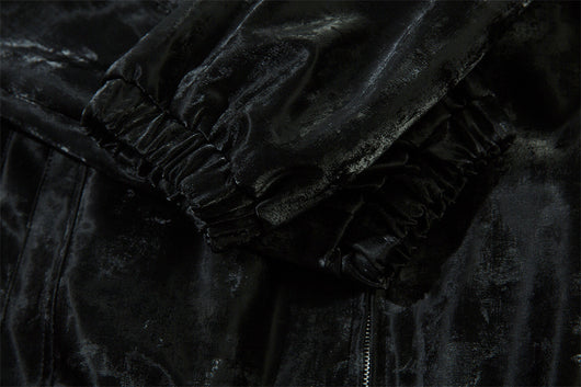 Chaqueta de Cuero Punk Rock Suelta Estilo Europeo - Image 21